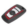 Smart Remote Car Key Shell Case 4 Button Replacement for 5 Series 7 Series 550i 535i 528i X3