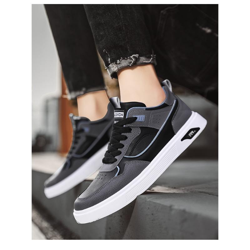 Men‘s Shoes Student White Shoes Summer Youth Board Shoes Men Versatile Casual Sports Breathable Trendy Shoes.
