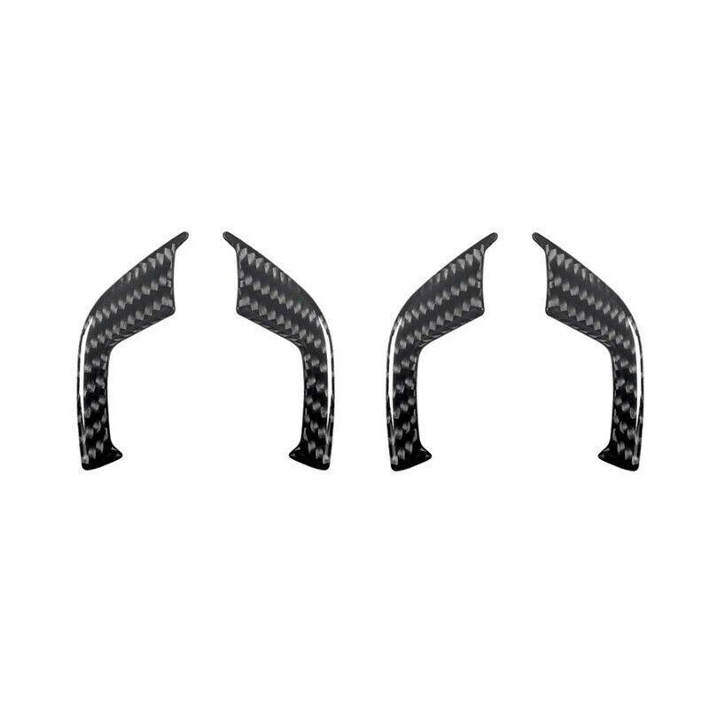 4Pcs Carbon Fiber Door DR Pull Stickers Cover Trim For Chevy Impala 2014-