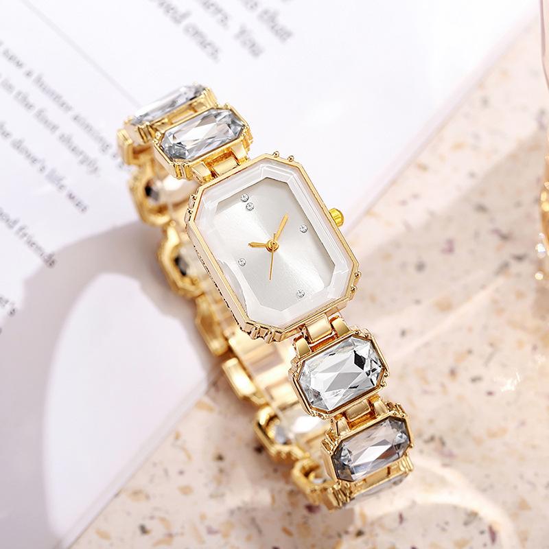 Orologio da donna con quadrante rettangolare alla moda, elegante orologio da polso al quarzo per ragazze, il miglior regalo per moglie, famiglia e amica.