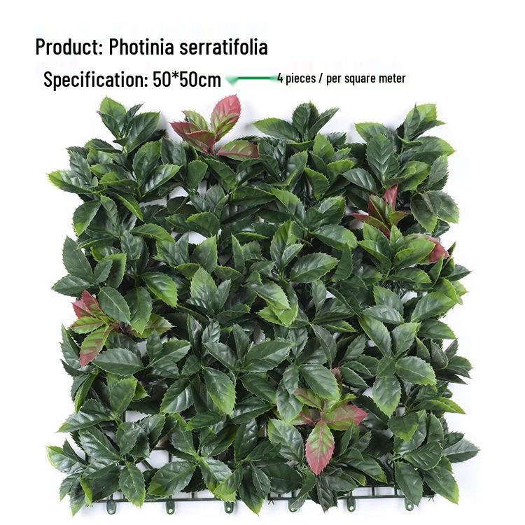 Flame-Retardant Green Wall: Anti-Aging Lawn Decoration for Malls & Backgrounds