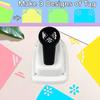 Craft Corner Decor Lace Puncher Rounder Puncher Paper Cutter 3 In 1 Hole Paper Cutter Label 3 In 1 for Scrapbooking Cardmaking