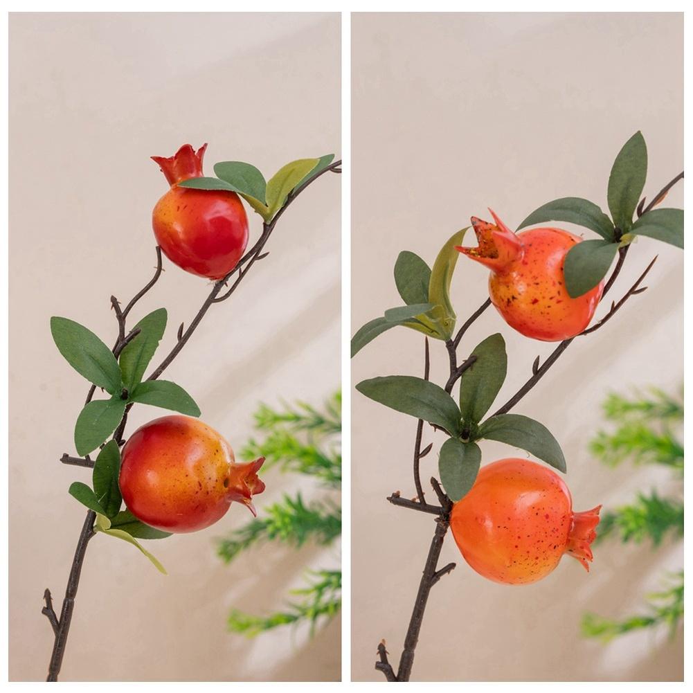 Realistic Design Pomegranate Flowers Artificial Flowers