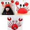 Funny Lobster Crab Hat For Kids And Adults Cute And Quirky Party Headwear For Festivals And Performances Handmade Fabric Material