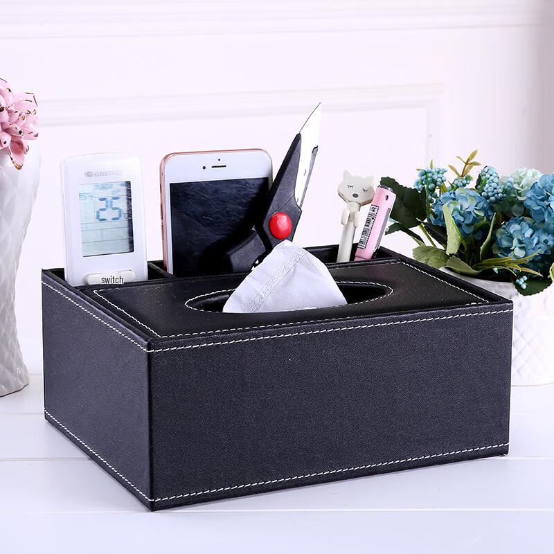 

cmaos European Style Leather Desktop Organizer