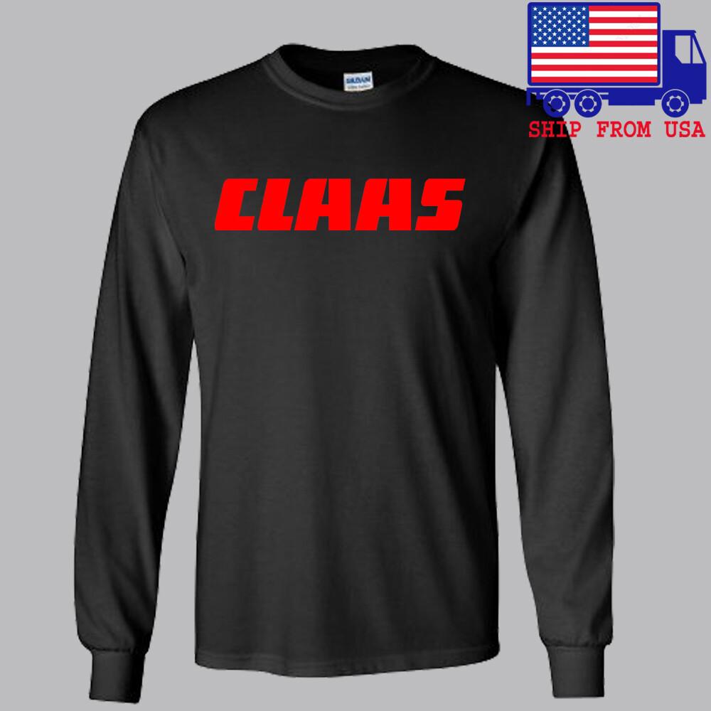 CLAAS Tractor Black Size S2XL Unisex T-Shirt L