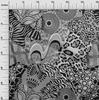 oneOone Cotton Flex Medium Gray Fabric Abstracts Diy Clothing Quilting Fabric Print Fabric By Yard 40 Inch