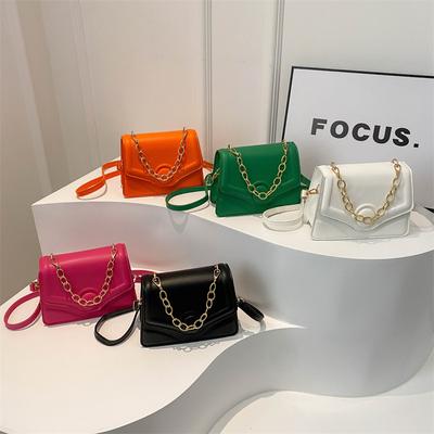 Fashionable and Simple Solid Color Small Bag for Women In Spring New Versatile Ins One-shoulder Crossbody Bag Small Square Bag