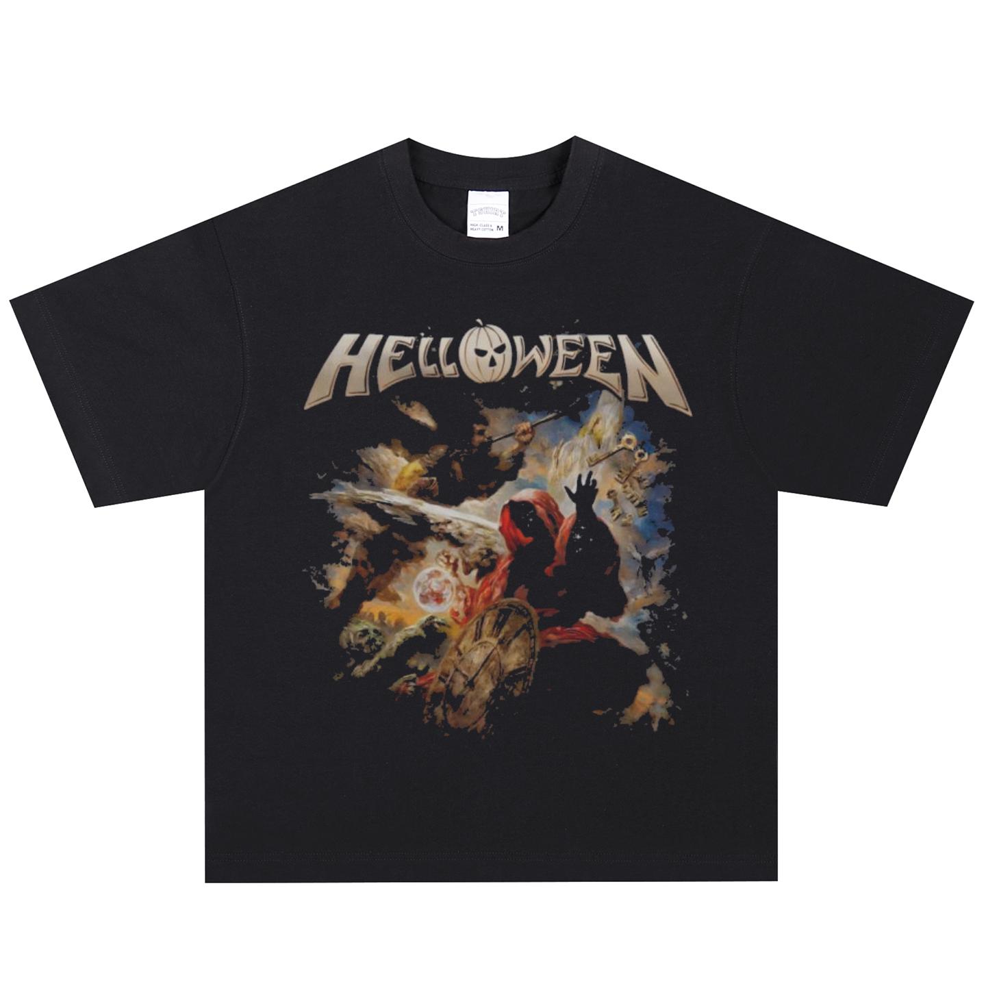 Helloween T-Shirt, Soft Fabric Casual Daily Wear L