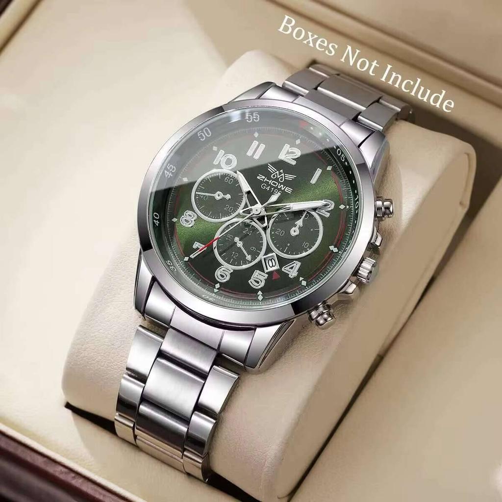 Luxury Men Business Watches Fashion Date Calendar Quartz Watch Reloj Hombre