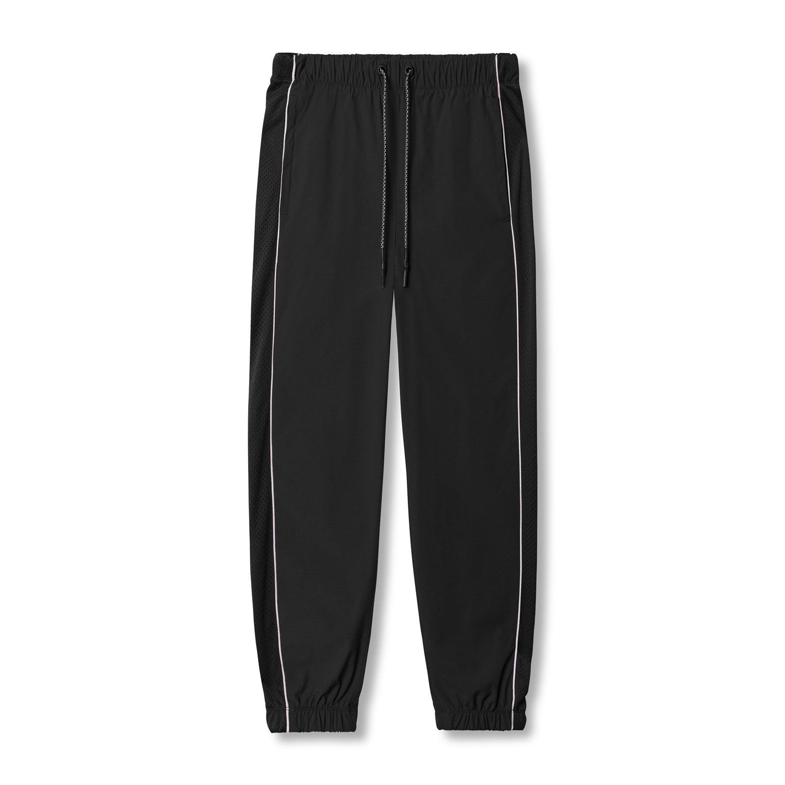 

Men s Fitness Pants Running Training Sports Splicing Leggings Casual Elastic Breathable Foot Trousers XXXL чорний