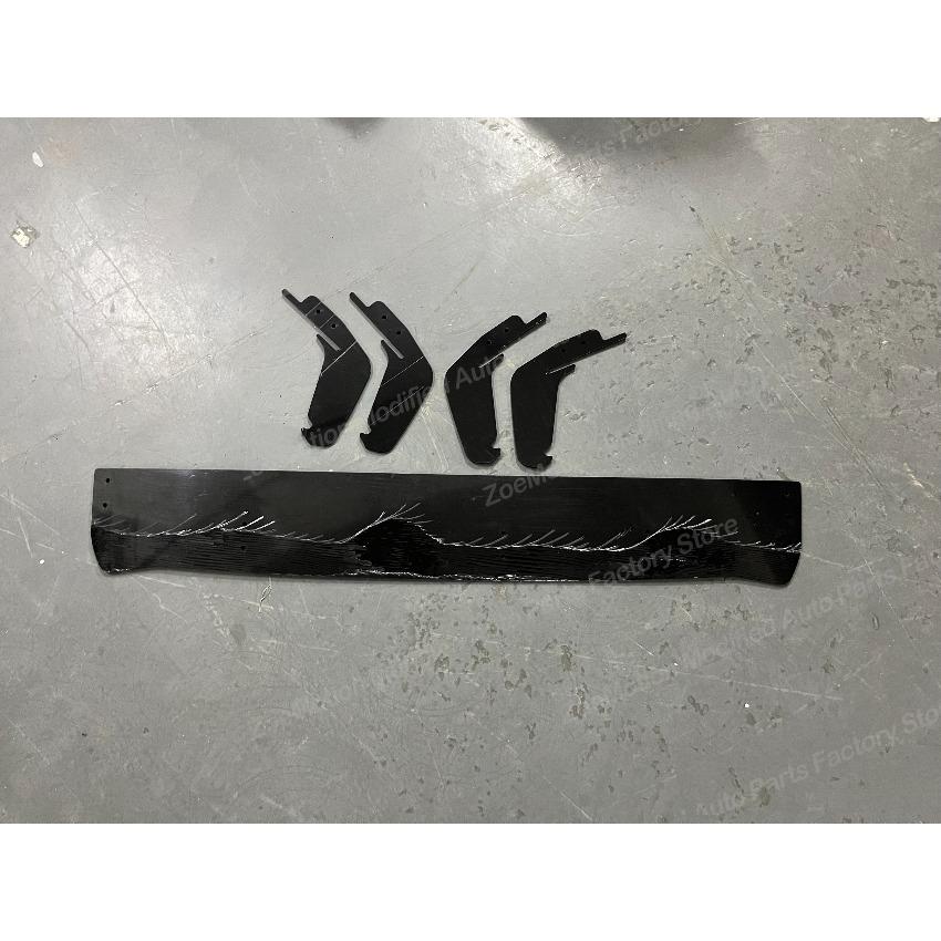 Para Volkswagen Golf MK7.5 GTI TCR 2017-2020 Difusor Trasero Placa Spoiler Labio Splitter Kit de Carrocería Tuning Accesorios para Coche