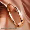 High-End Women's Stainless Steel Bracelet - Non-Fading, Titanium Steel, Elegant Buckle Jewelry
