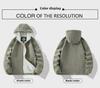 2024 Large Youthful Fleece Hoodie for Middle-aged/Elderly Men & Couples