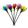 Solar Tulip Garden Courtyard Lawn Landscape Night Light Waterproof Led Lamp For Outdoor Decoration