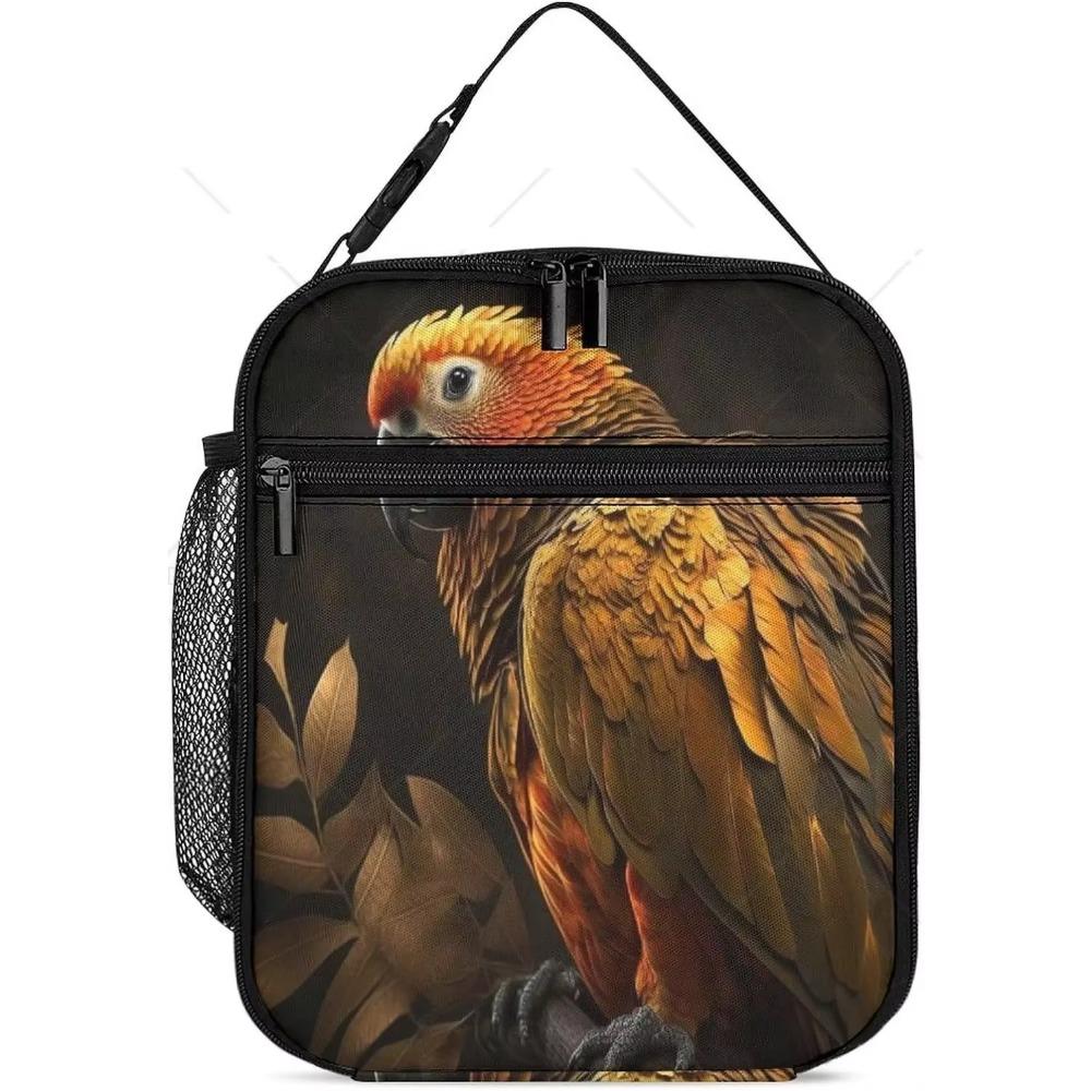 Animal Lion Cooler Insulated Lunch Bag for Women Men Adults Portable Reusable Laige Capacity Cool Bag Lunch Box for Work
