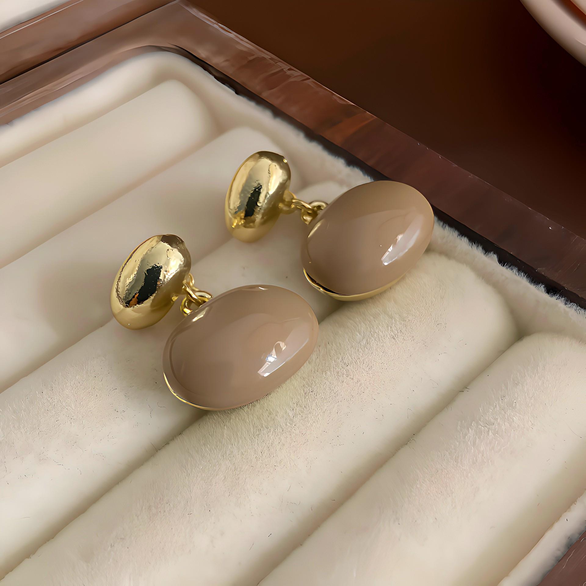 

Винтажные серьги с кубинским жемчугом в форме листьев розы из металла для женщин