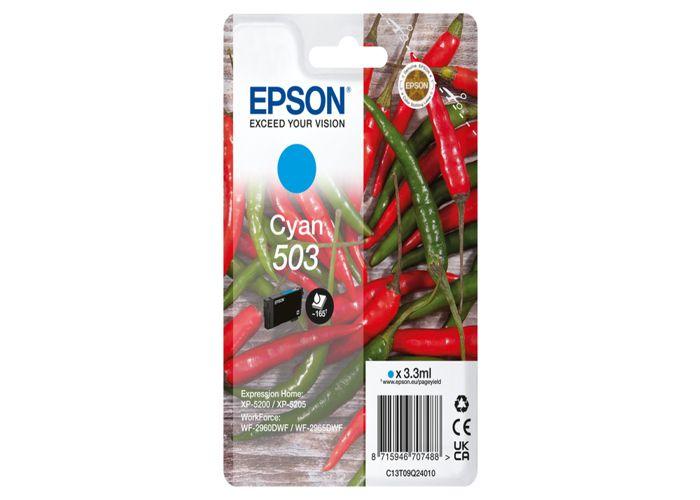 Ink Cartridge - Epson - 503 - Cyan - Original - 165 Pages - 3.3 Ml