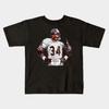 Boys Girls Soft Cotton Graphic Tees Walter Payton Chicago Sweetness Sketch Breathable Daily School Wear Kids T-Shirts