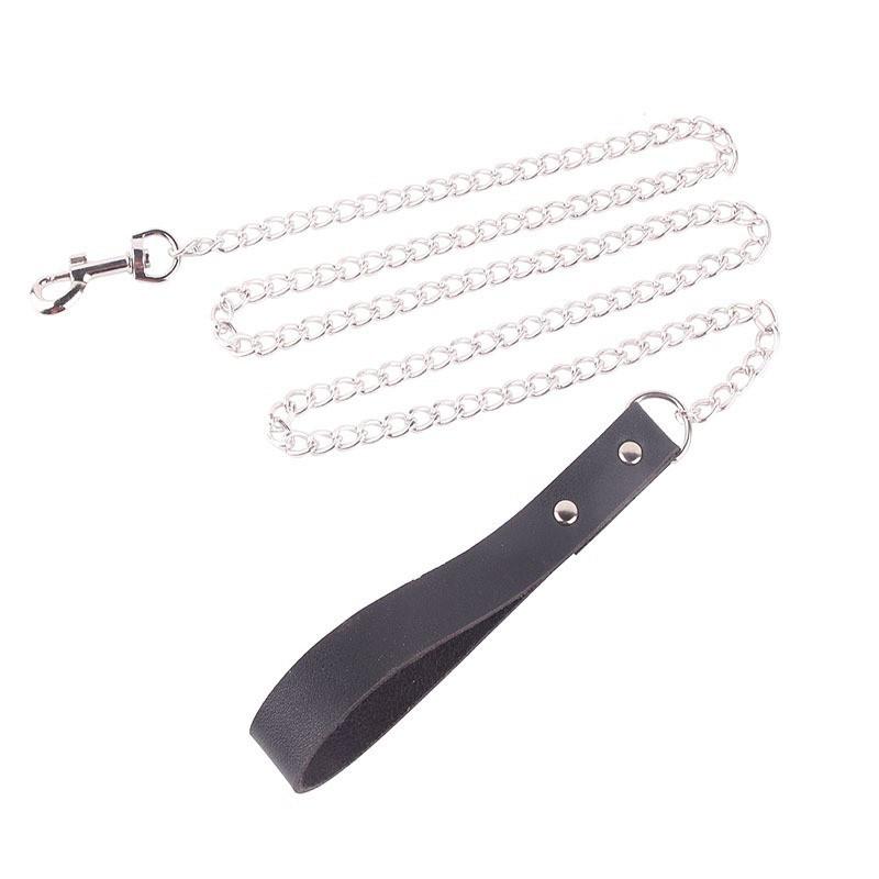 Sexy doplňky Love obojek s řetízkem na vodítko