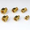 Female To Male Brass Pipe Connector 1/4 3/8 1/2 3/4 Inch AC Coupler Adapeter Flare Fitting