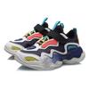 LiNing EVO Shock Absorbing Non-Slip Wear-Resistant Breathable Lightweight Low-Top Running Shoes Kids sneaker Blue Black Yellow YKCR046-5
