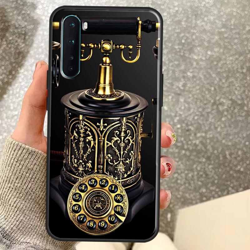 Retro Telephone Rotary Dial Case For OnePlus 15 15R 13 13R 13T 12 12R 11 10 10R 10T 8T Nord CE 5 4 2 3 Lite N20 N30 Coque