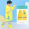 Kids Raincoat Girl Boys Kindergarten Baby Pink Cartoon Dinosaur Elementary School Students Poncho Girls for School