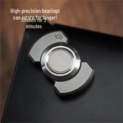 3-in-1 Metal Fidget Spinner: Gyroscope, Pop Coin, Card Pusher