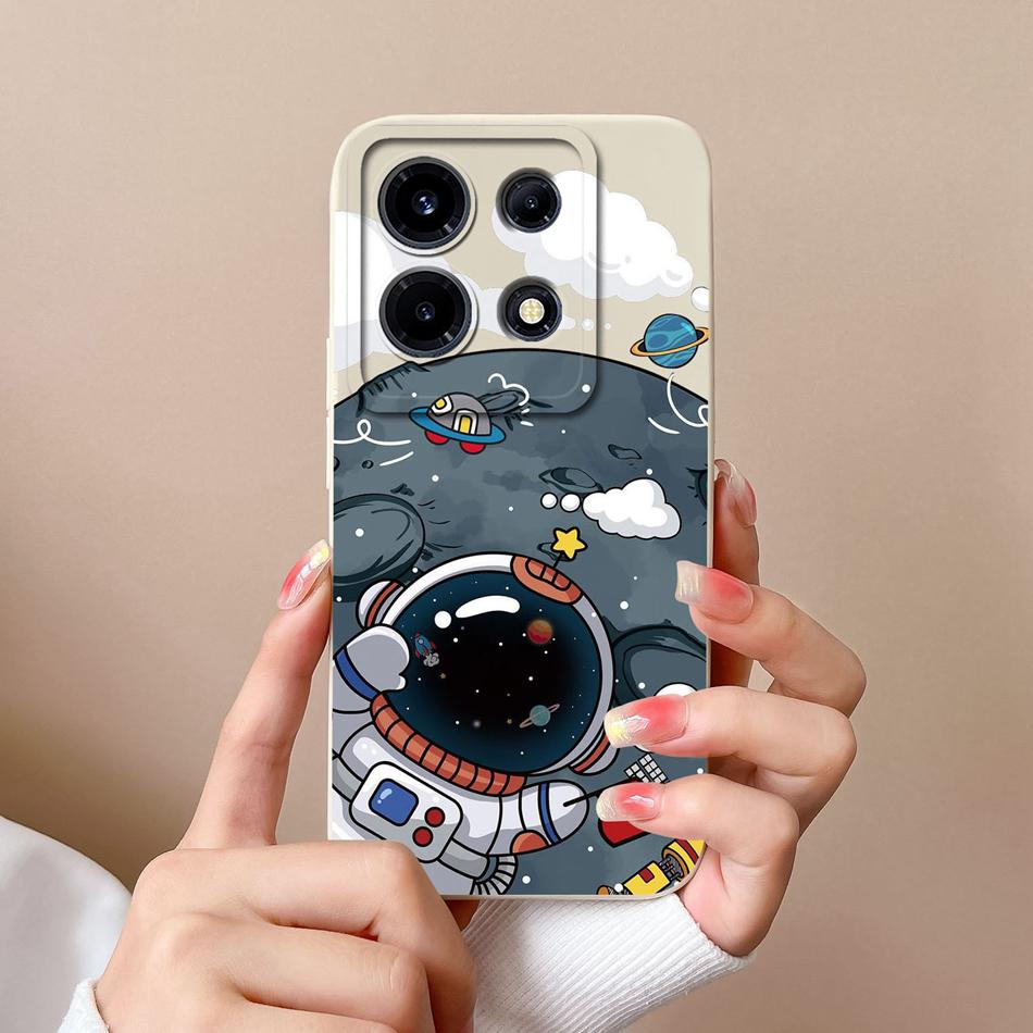 Case For Infinix Note 30 Pro Vip 30i Flower Soft Liquid Silicone Camera Lens Protection Back Cover For Infinix Note30 30 i Coque