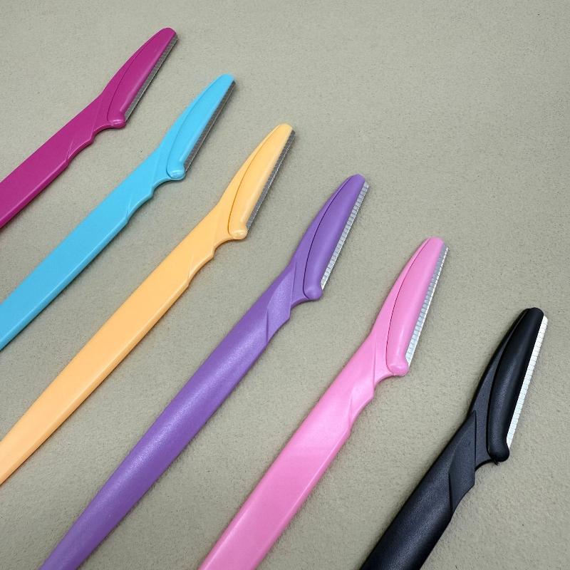 100Pcs/Bag Portable Face Razor Eyebrow Trimmer Knives Hair Remover Eye Brow Trimming Shaping Epilation Hair Shaver Blades