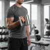 Heavy Dumbbell Mug Knurled Grip Non-Slip Stainless Steel Cup with