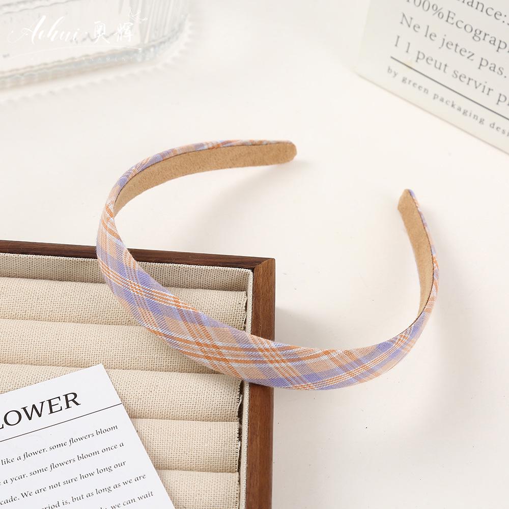 Korean Style Wide Brim Headband: Summer Solid Color Hair Accessory for Women
