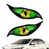 Car Side Mirror Decal - Scary Eye Reflective Decal Mirror Cover - 2 x