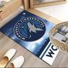 Timberwolves Logo  Carpet, Kitchen Rugs, Yoga Mat, Non-Slip Mats, Rug for Bathroom, Living Room Bedroom, Camping Rugs Christmas Gift