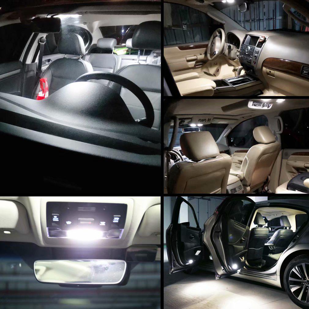 1x C5W LED-Glühbirne, Canubs, 12 V, 6 SMD, superhell, weiß, C10W LED-Soffitte, 31 mm, 36 mm, 39 mm, 41 mm, fehlerfrei, Innenbeleuchtung