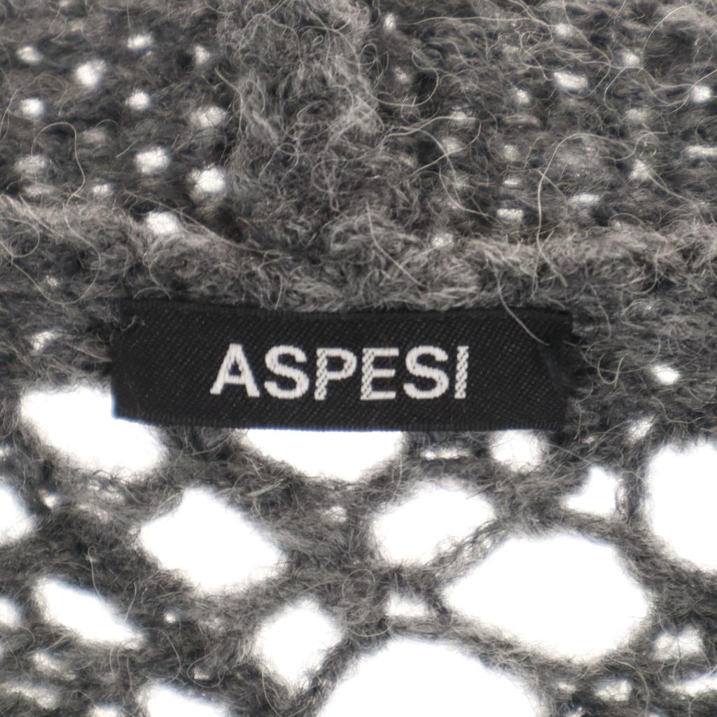 ASPESI made in Italy Long sleeve knit cardigan gray Women Used