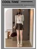 Coffee Glutinous Rice Color Pleated A-Line High-Waist Skirt - Women's Autumn/Winter Anti-Exposure Slimming Skirt.
