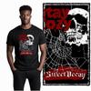 Coolmind U0121-T2 Cool Skull Print Men T Shirt Exclusieve Sukll Graphic Men Tshirt Big Size 100% Cotton Unisex Tee Shirts