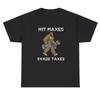 Maximales Gewicht Heben Steuern hinterziehen T-Shirt Lustiger Bigfoot Sasquatch Fitnessstudio Workout Pump Witz Tee