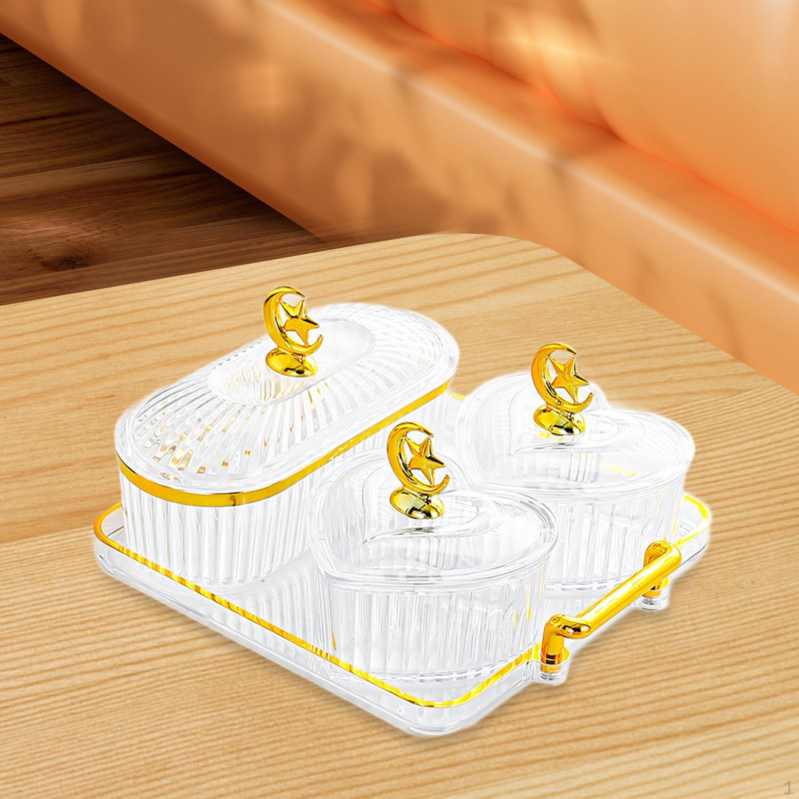 

Тарелка с сухофруктами, закуска, поднос для приправ, конфетница, разделенная сервировочная посуда для кухни чистый