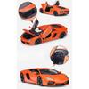 WELLY Diecast 1/24 Model Car Lamborghini Aventador LP700-4 Race Car Sports Car Metal Alloy Toy Car for Children Gift Collection