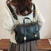 Niche backpack bag women's autumn new trendy frosted briefcase