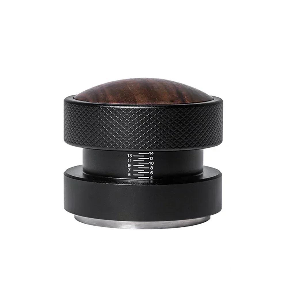 51mm 53mm 58mm Espresso Coffee Tamper Stainless Steel Flat Base Balanced Fixed Force Coffee Tamper Coffee Grinder Accessory