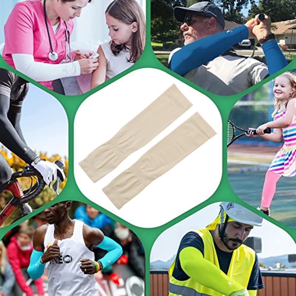Sun Protection Arm Sleeves for Outdoor Activities, UV Sun Protection Lightweight Arm Sleeves with UPF 50 Protection, Cooling Sports Sleeve for Running