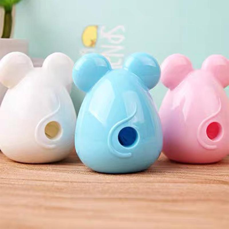 1Pc Kawaii Portable Cartoon Rat Pencil Sharpener Creative  Pencil Sharpener Office School Supplies Student Stationery Gift