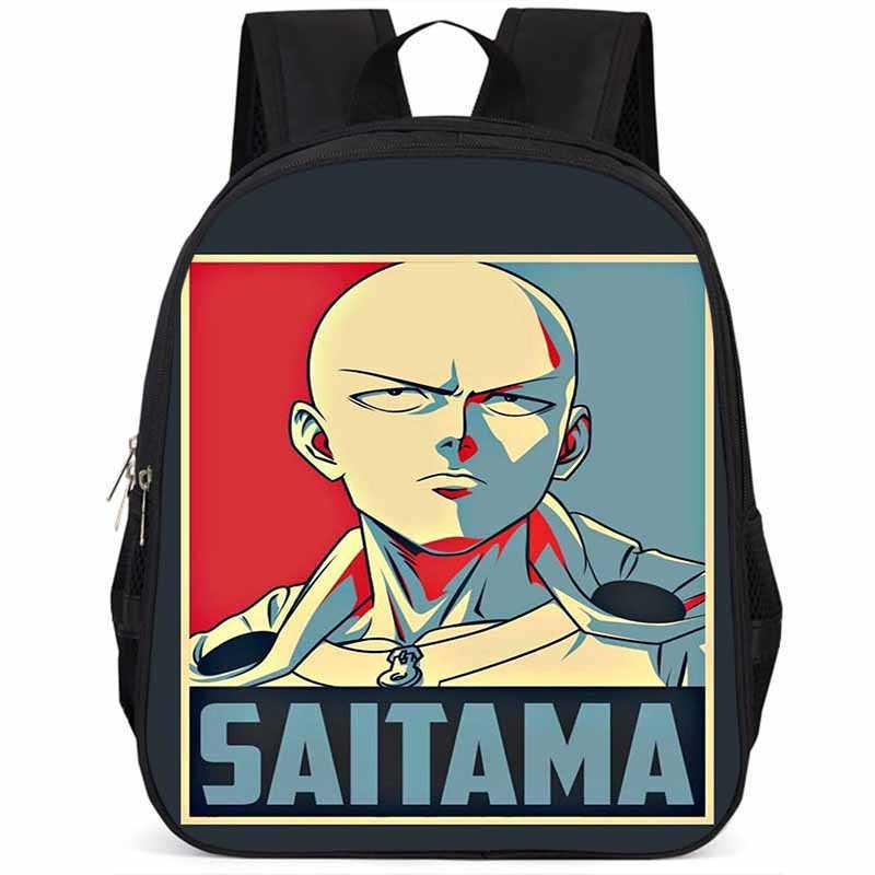 One Punch Man 15-inch Large Capacity Lightweight Oxford School Backpack For Kids