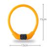 Security Bike Locks Cable 4 Digit Resettable Combination Password Bicycle Lock for Bike Bicycle Motorcycle Door