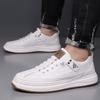 Spring and Autumn New Men's Handmade Online Casual Leather Shoes Men's Versatile Fashion Board Shoes Little White Shoes One Pedal Student Shoes