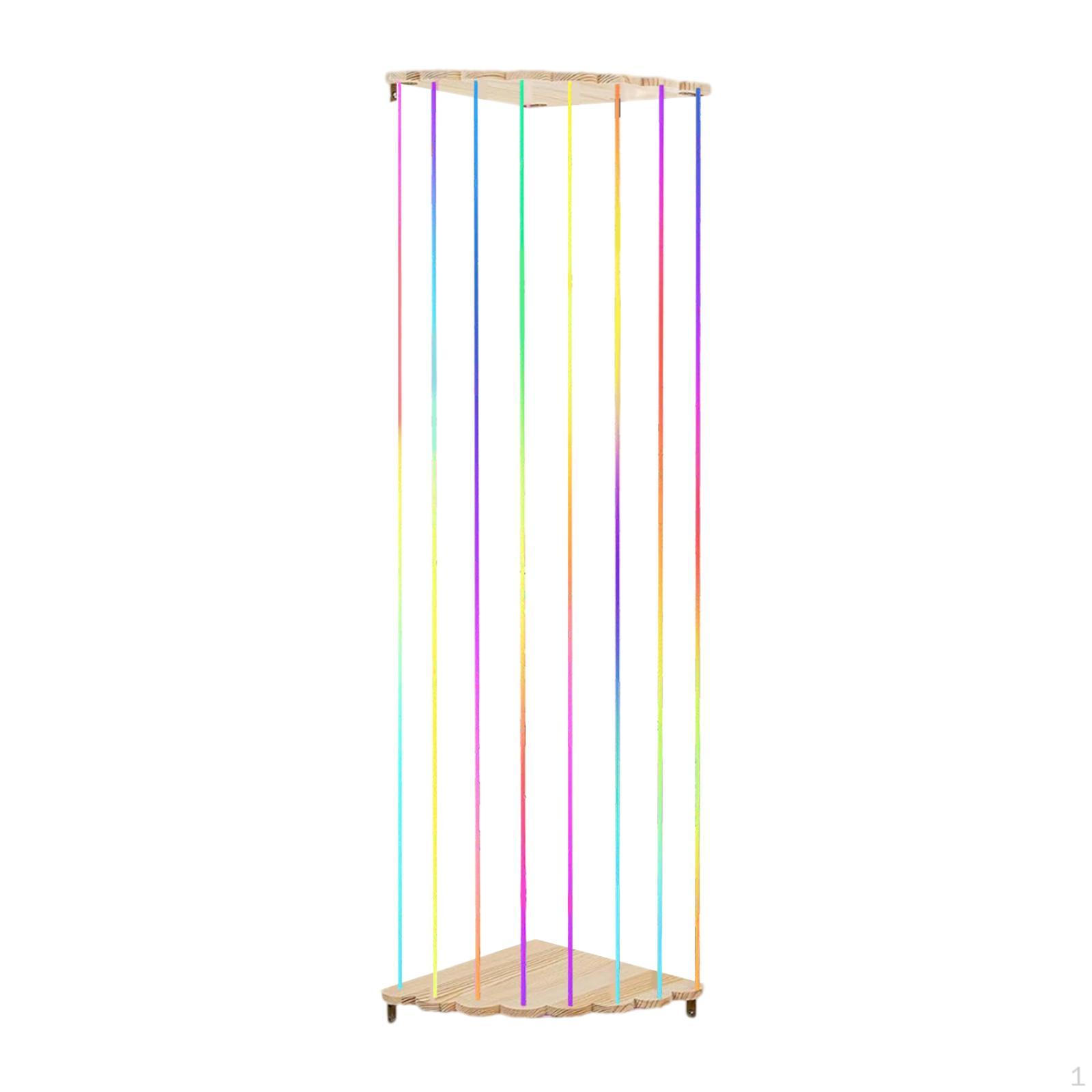 

Подвесной органайзер для мягких игрушек, вертикальный держатель, регулируемая длина, деревянная полка для Colored rope